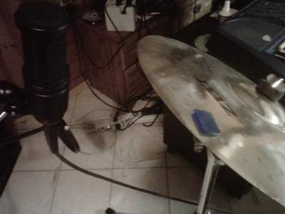 Audio Technica 2020 on a Crash-Ride Cymbal